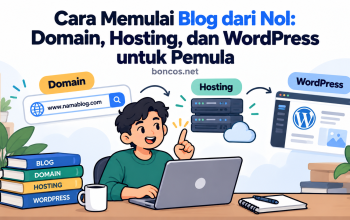 Cara Memulai Blog dari Nol: Domain, Hosting, dan WordPress untuk Pemula